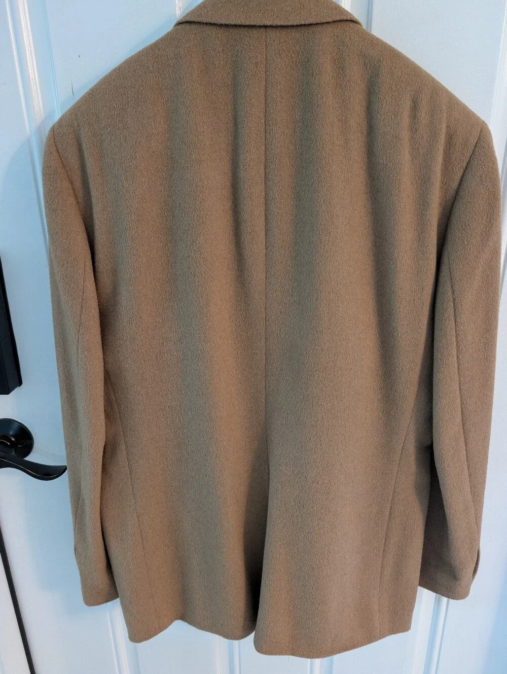 Stafford Signature 100% Camel Hair Blazer Mens 42R Classic Fit Sport Coat Tan